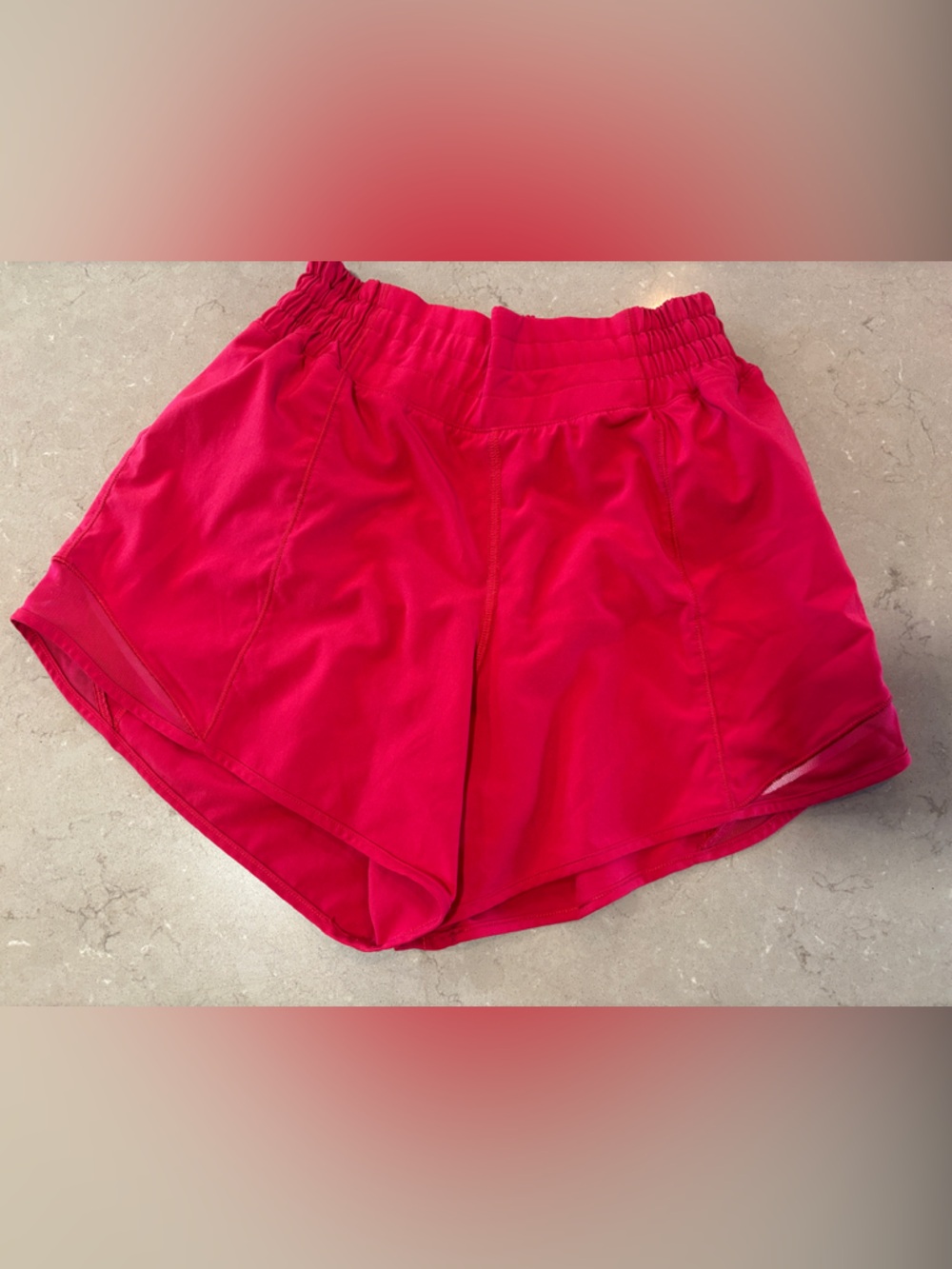 lululemon athletica Bright Pink Athletic Shorts ~ 4” Inseam